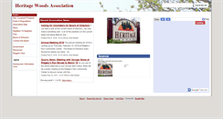 Desktop Screenshot of heritagewoodsassociation.org
